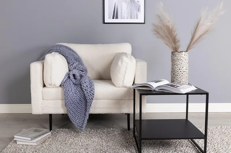 Boom Teddy Fåtölj - Vit/Teddy - Möbler - Vardagsrum - Fåtöljer