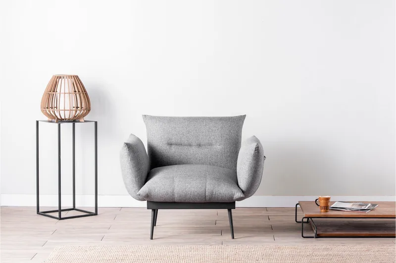 Bramelia Fåtölj - Grå - Möbler - Vardagsrum - Fåtöljer