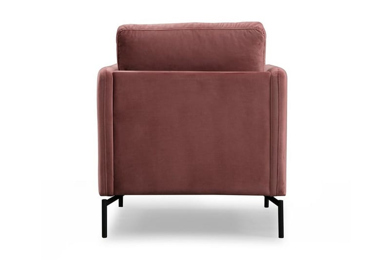 Bramelia Modern Fåtölj i Sammet - Rosa - Möbler - Vardagsrum - Fåtöljer