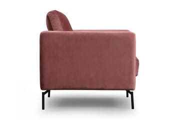 Bramelia Modern Fåtölj i Sammet - Rosa - Möbler - Vardagsrum - Fåtöljer