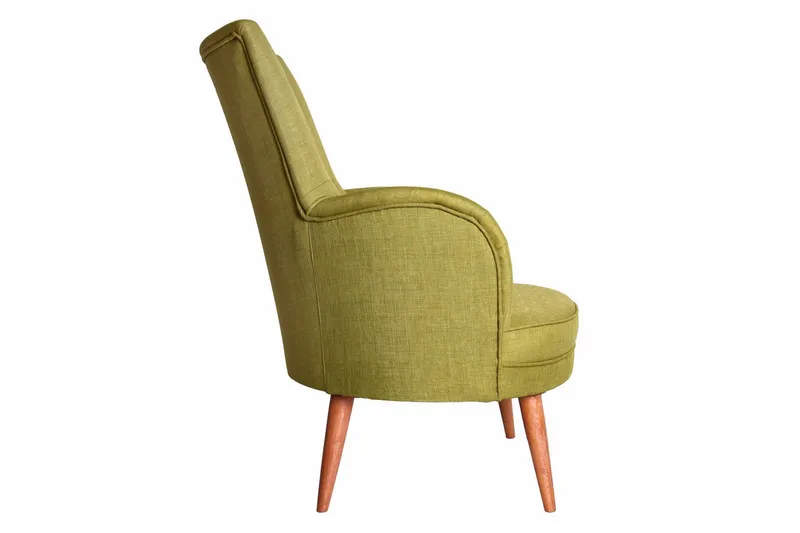 Brandn Fåtölj med Armstöd - Grön - Möbler - Vardagsrum - Fåtöljer