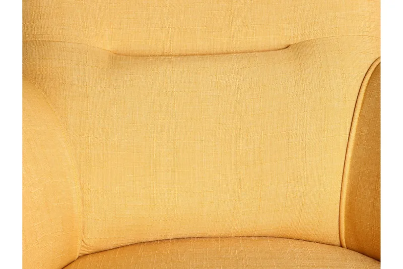 Brandn Fåtölj med Armstöd - Gul - Möbler - Vardagsrum - Fåtöljer