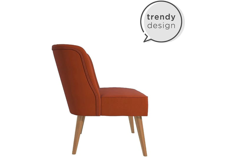 Brittany Fåtölj Linneorange - Novogratz - Möbler - Vardagsrum - Fåtöljer - Fåtölj utan armstöd