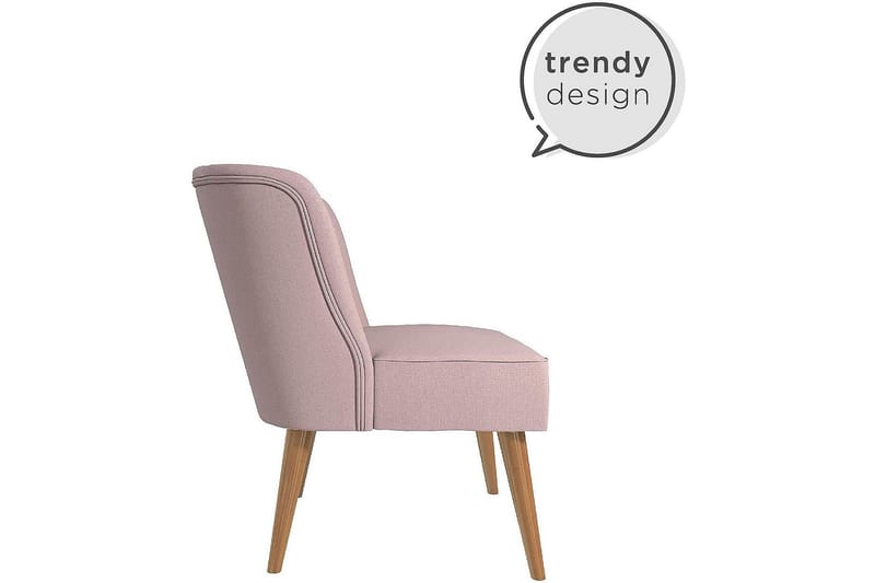 Brittany Fåtölj Linnerosa - Novogratz - Möbler - Vardagsrum - Fåtöljer - Fåtölj utan armstöd