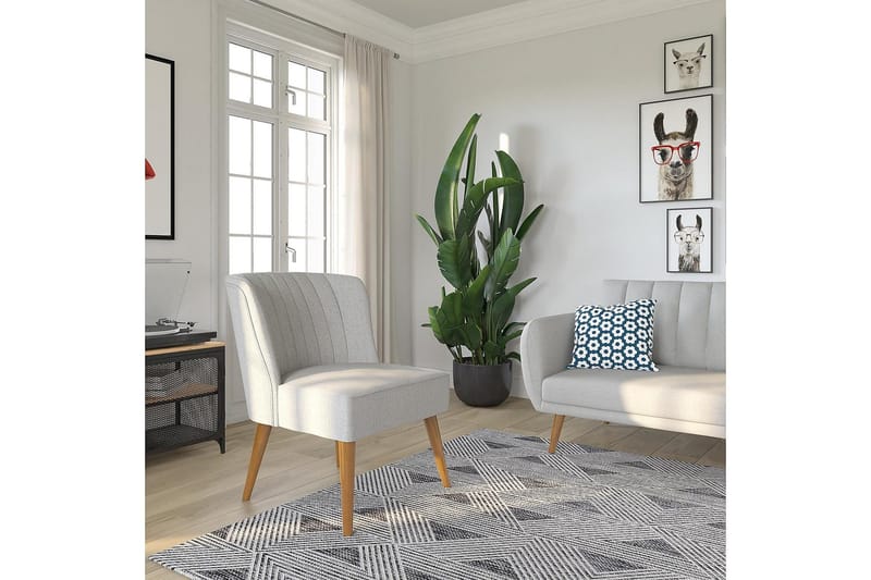 Brittany Fåtölj Ljuslinnegrå - Novogratz - Möbler - Vardagsrum - Fåtöljer - Fåtölj utan armstöd