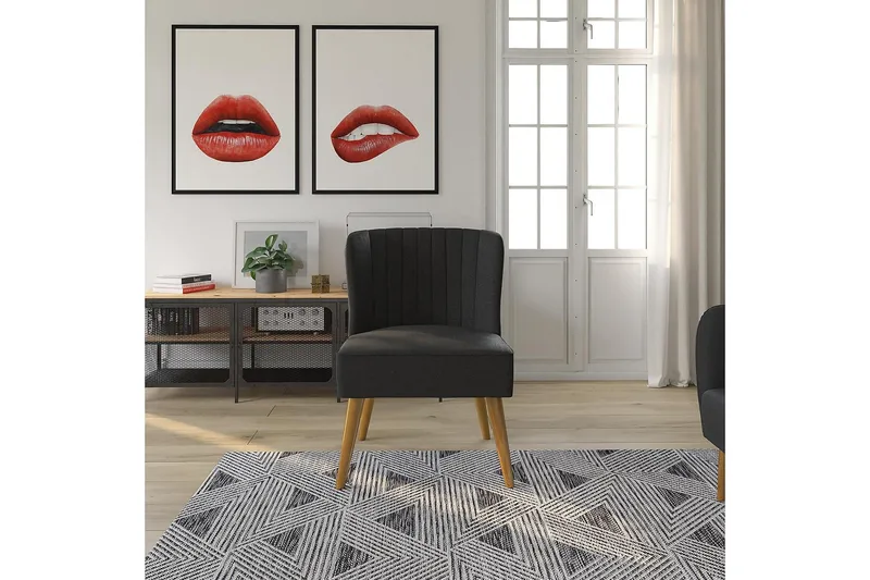 Brittany Fåtölj Mörklinnegrå - Novogratz - Möbler - Vardagsrum - Fåtöljer - Fåtölj utan armstöd