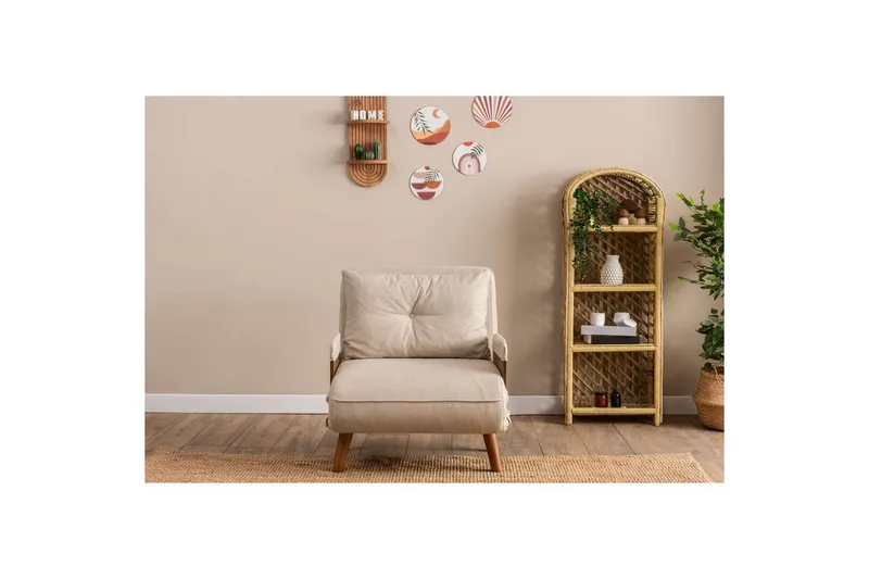 Canelo Bäddfåtölj - Cream - Möbler - Vardagsrum - Bäddsoffor