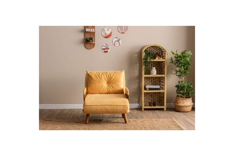 Canelo Bäddfåtölj - Senapsgul Gul - Möbler - Vardagsrum - Bäddsoffor