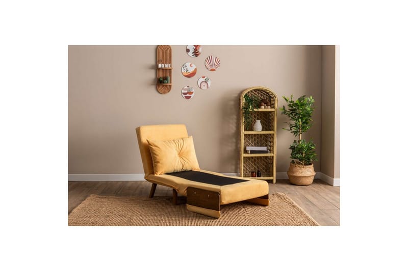 Canelo Bäddfåtölj - Senapsgul Gul - Möbler - Vardagsrum - Bäddsoffor