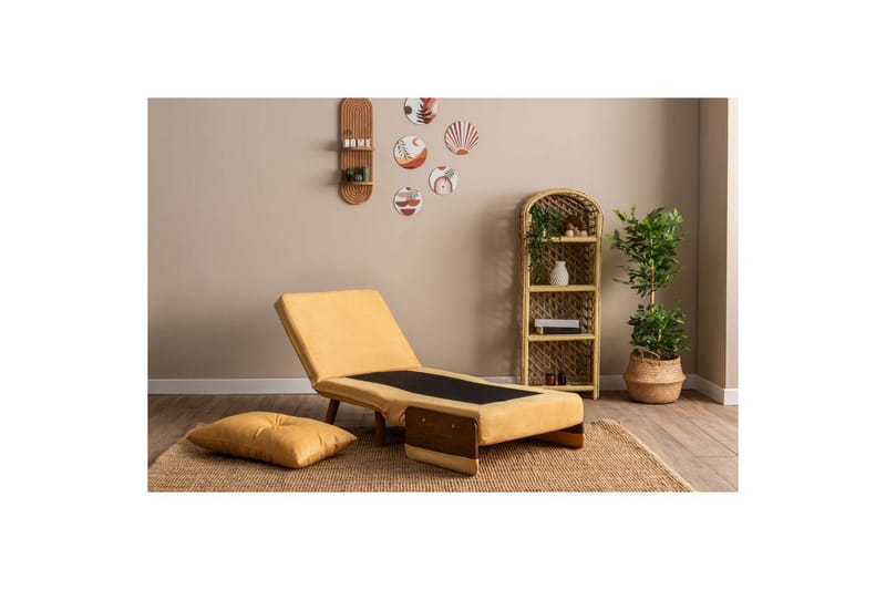 Canelo Bäddfåtölj - Senapsgul Gul - Möbler - Vardagsrum - Bäddsoffor