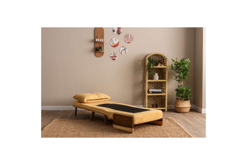 Canelo Bäddfåtölj - Senapsgul Gul - Möbler - Vardagsrum - Bäddsoffor