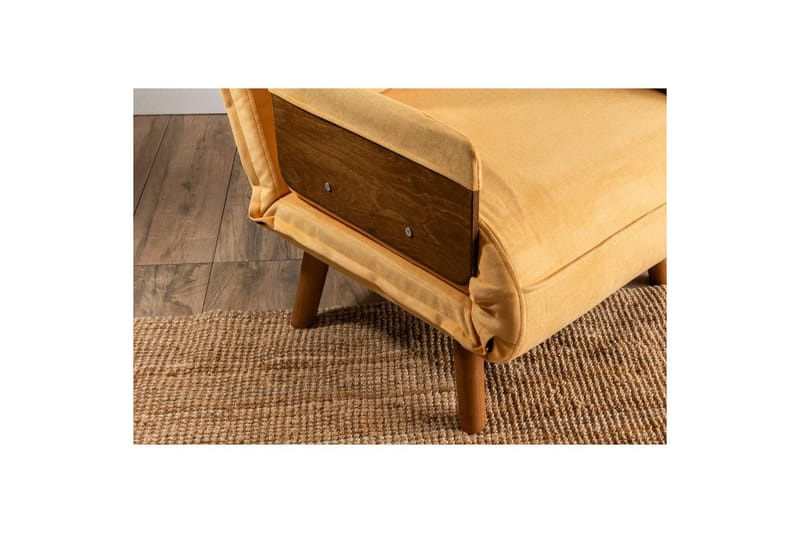 Canelo Bäddfåtölj - Senapsgul Gul - Möbler - Vardagsrum - Bäddsoffor