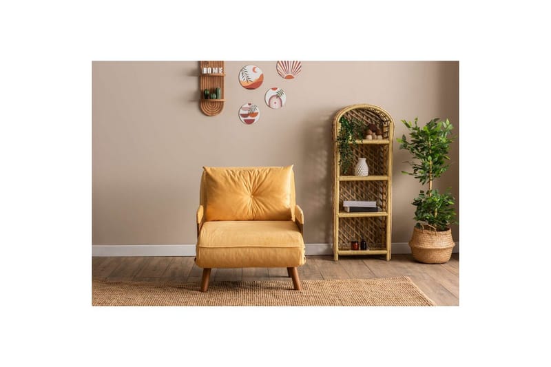Canelo Bäddfåtölj - Senapsgul Gul - Möbler - Vardagsrum - Bäddsoffor