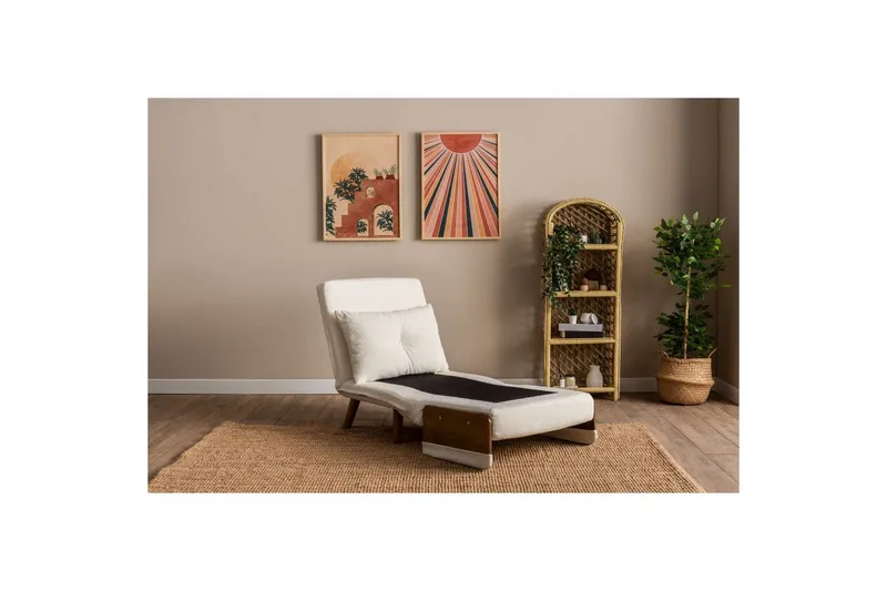 Canelo Bäddfåtölj - Vit - Möbler - Vardagsrum - Bäddsoffor