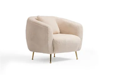 Caraquet Fåtölj - Beige - Möbler - Vardagsrum - Fåtöljer