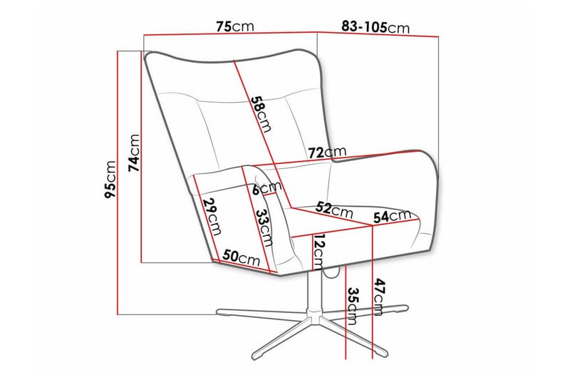 Carney Fåtölj beige - Möbler - Vardagsrum - Fåtöljer