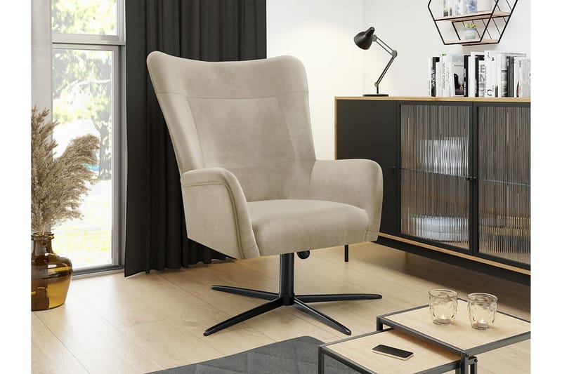 Carney Fåtölj beige - Möbler - Vardagsrum - Fåtöljer