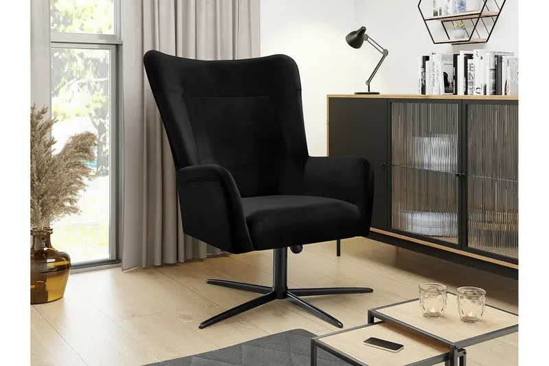 Carney Fåtölj Black - Möbler - Vardagsrum - Fåtöljer
