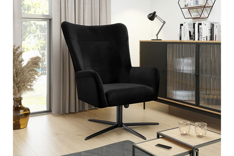Carney Fåtölj Black - Möbler - Vardagsrum - Fåtöljer