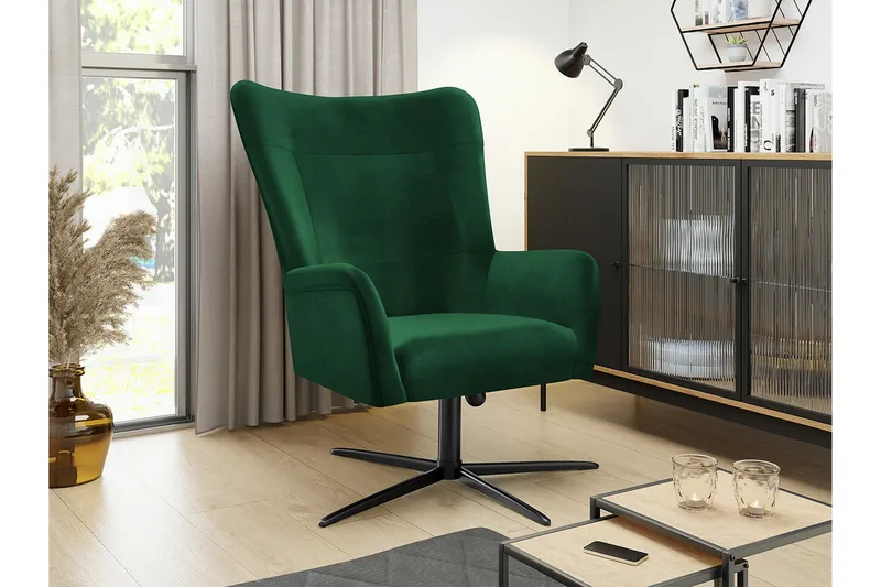 Carney Fåtölj Dark green - Möbler - Vardagsrum - Fåtöljer
