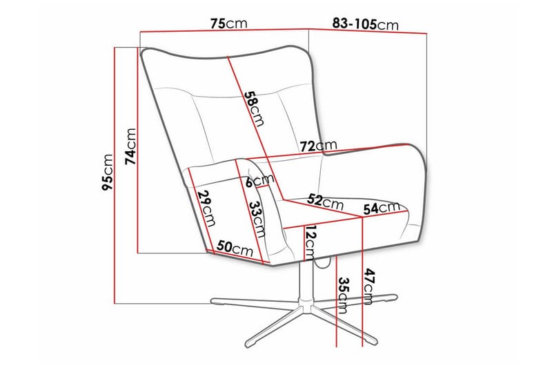 Carney Fåtölj Dark green - Möbler - Vardagsrum - Fåtöljer