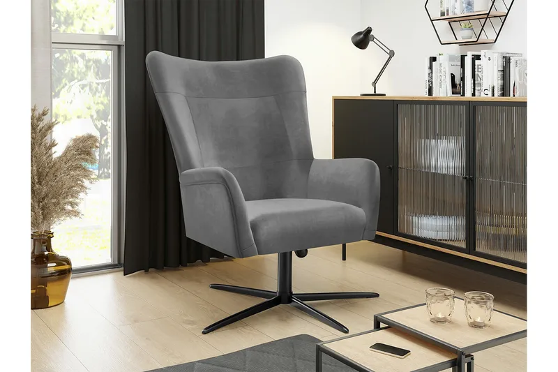 Carney Fåtölj Grey - Möbler - Vardagsrum - Fåtöljer