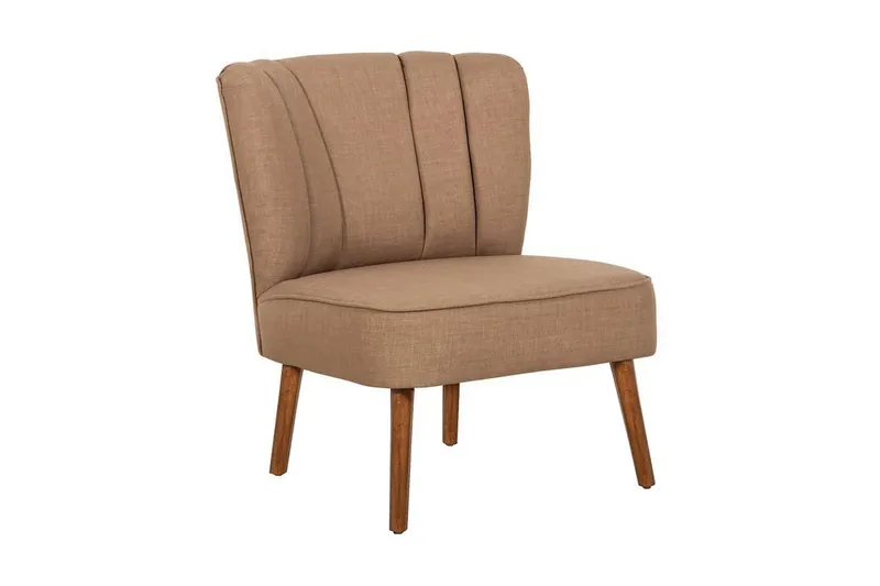 Caulk Fåtölj med Armstöd, Brun