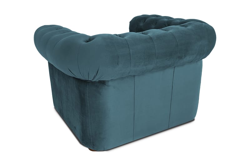 CHESTERFIELD DELUXE Fåtölj Blå - Möbler - Vardagsrum - Fåtöljer - Chesterfield fåtölj