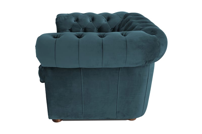 CHESTERFIELD DELUXE Fåtölj Blå - Möbler - Vardagsrum - Fåtöljer - Chesterfield fåtölj