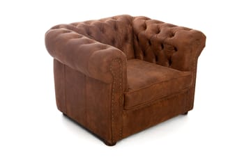CHESTERFIELD DELUXE Fåtölj Brun