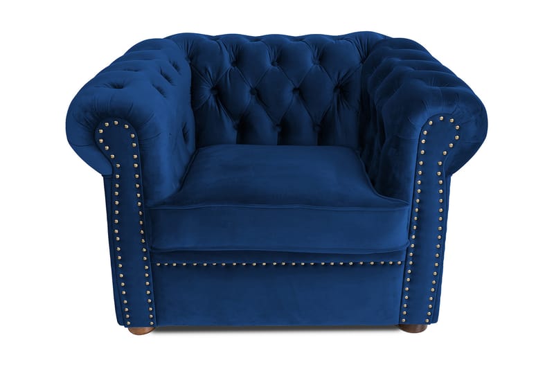 CHESTERFIELD DELUXE Fåtölj Mörkblå - Möbler - Vardagsrum - Fåtöljer - Chesterfield fåtölj
