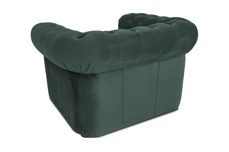 CHESTERFIELD DELUXE Fåtölj Mörkgrön - Möbler - Vardagsrum - Fåtöljer - Chesterfield fåtölj