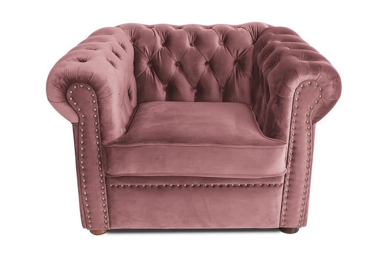 CHESTERFIELD DELUXE Fåtölj Rosa - Möbler - Vardagsrum - Fåtöljer - Chesterfield fåtölj