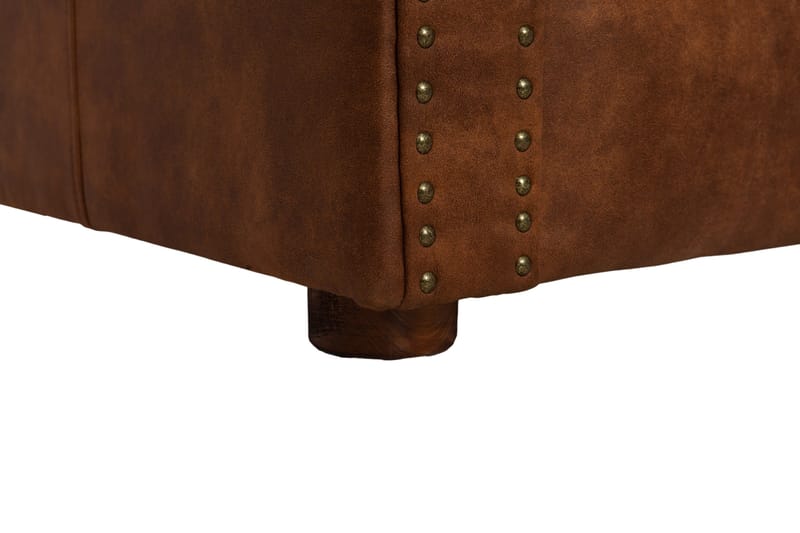 Chesterfield Deluxe Fåtölj - Brun - Möbler - Vardagsrum - Fåtöljer - Chesterfield fåtölj