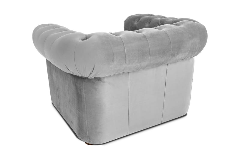 CHESTERFIELD DELUXE Fåtölj Grå - Möbler - Vardagsrum - Fåtöljer - Chesterfield fåtölj