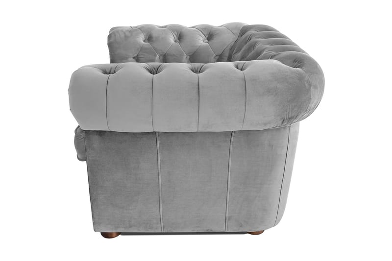 CHESTERFIELD DELUXE Fåtölj Grå - Möbler - Vardagsrum - Fåtöljer - Chesterfield fåtölj