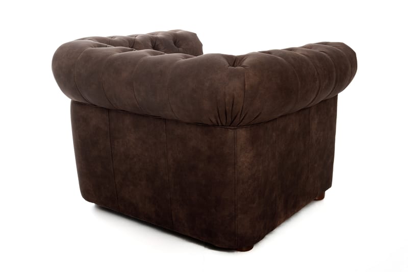 CHESTERFIELD DELUXE Fåtölj Mörkbrun - Möbler - Vardagsrum - Fåtöljer - Chesterfield fåtölj
