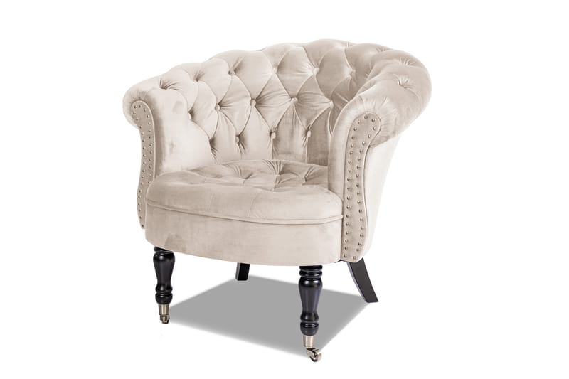Chesterfield Ludo Fåtölj Beige - Möbler - Vardagsrum - Fåtöljer - Chesterfield fåtölj