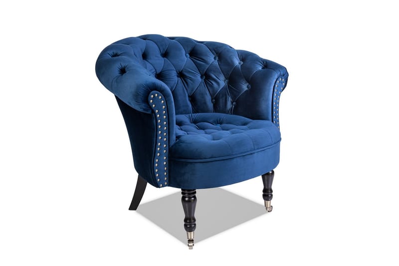 Chesterfield Ludo Fåtölj Blå - Möbler - Vardagsrum - Fåtöljer - Chesterfield fåtölj