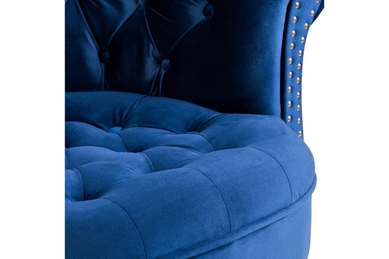 Chesterfield Ludo Fåtölj Blå - Möbler - Vardagsrum - Fåtöljer - Chesterfield fåtölj