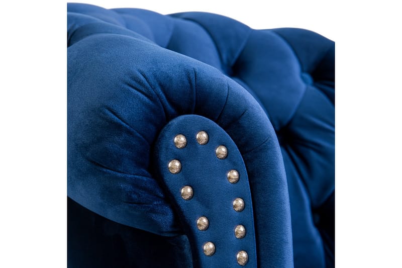 Chesterfield Ludo Fåtölj Blå - Möbler - Vardagsrum - Fåtöljer - Chesterfield fåtölj