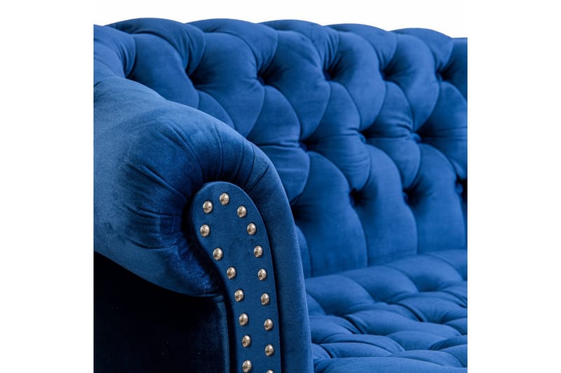 Chesterfield Ludo Fåtölj Blå - Möbler - Vardagsrum - Fåtöljer - Chesterfield fåtölj