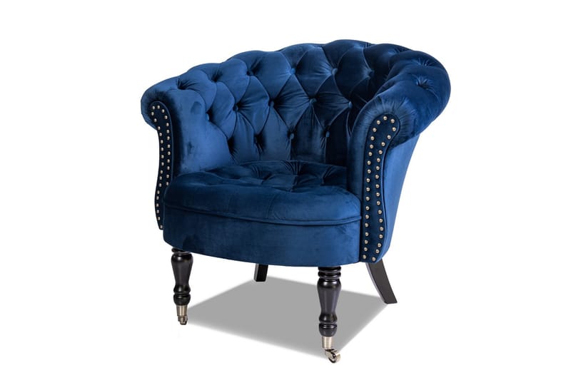 Chesterfield Ludo Fåtölj Blå - Möbler - Vardagsrum - Fåtöljer - Chesterfield fåtölj