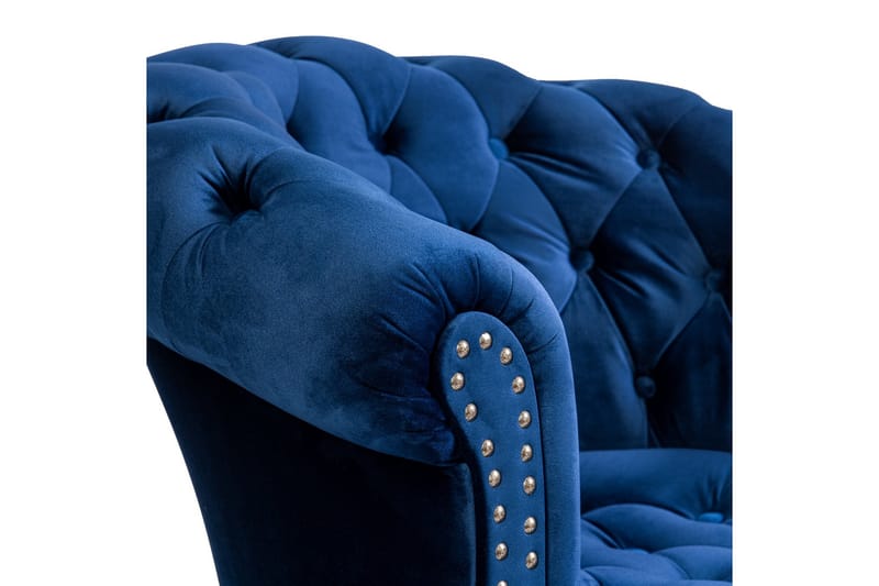 Chesterfield Ludo Fåtölj Blå - Möbler - Vardagsrum - Fåtöljer - Chesterfield fåtölj