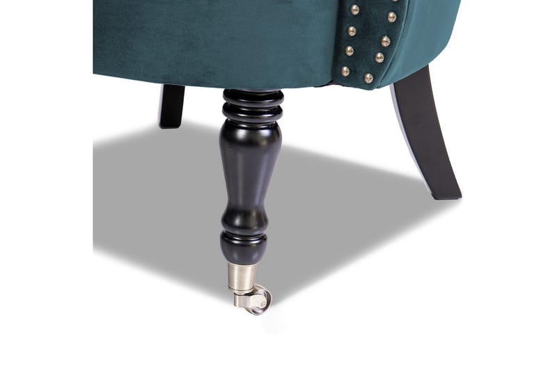 Chesterfield Ludo Fåtölj Blågrön - Möbler - Vardagsrum - Fåtöljer - Chesterfield fåtölj