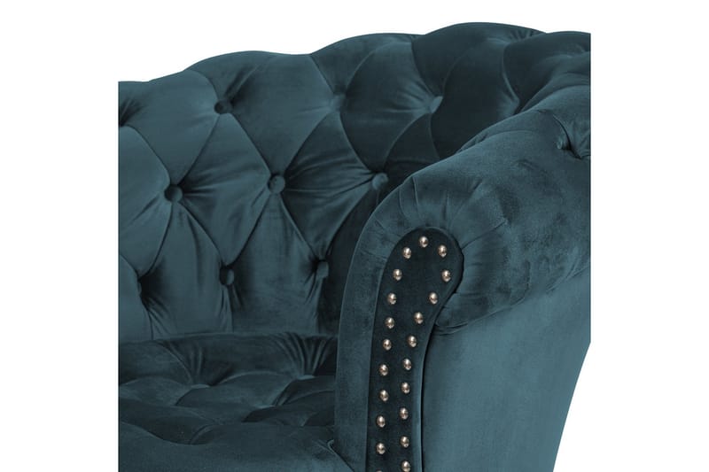 Chesterfield Ludo Fåtölj Blågrön - Möbler - Vardagsrum - Fåtöljer - Chesterfield fåtölj