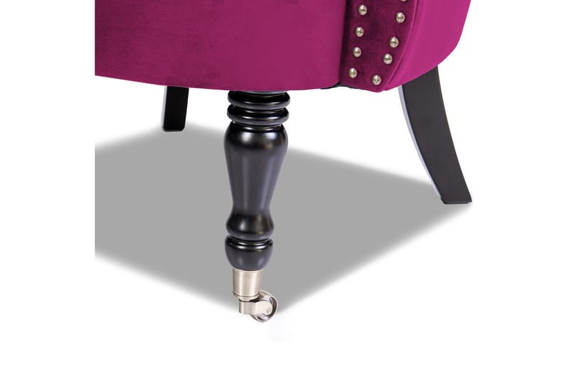 Chesterfield Ludo Fåtölj Cerise - Möbler - Vardagsrum - Fåtöljer - Chesterfield fåtölj