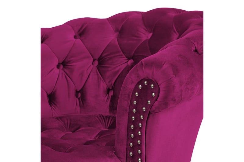 Chesterfield Ludo Fåtölj Cerise - Möbler - Vardagsrum - Fåtöljer - Chesterfield fåtölj