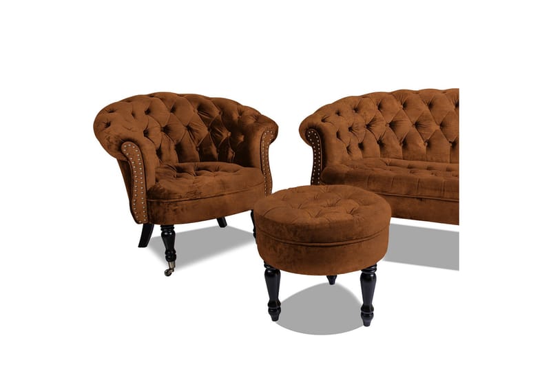 Chesterfield Ludo Fåtölj Cognac - Möbler - Vardagsrum - Fåtöljer - Chesterfield fåtölj
