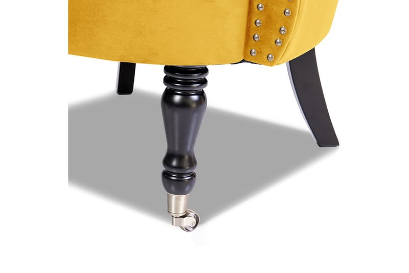 Chesterfield Ludo Fåtölj Gul - Möbler - Vardagsrum - Fåtöljer - Chesterfield fåtölj